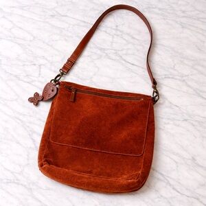 Laura Di Maggio Genuine Suede Shoulder Bag – Made in Italy